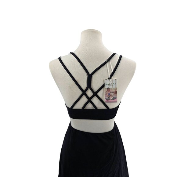 Halara Womens Small Black Strappy Back Dress - Picture 3 of 9